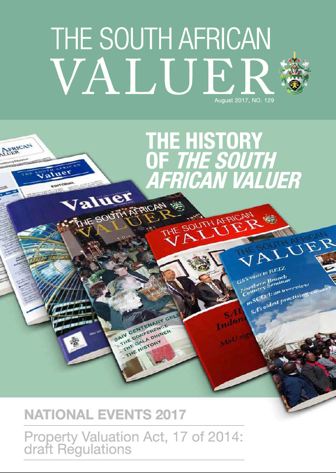 SA Valuer Cover